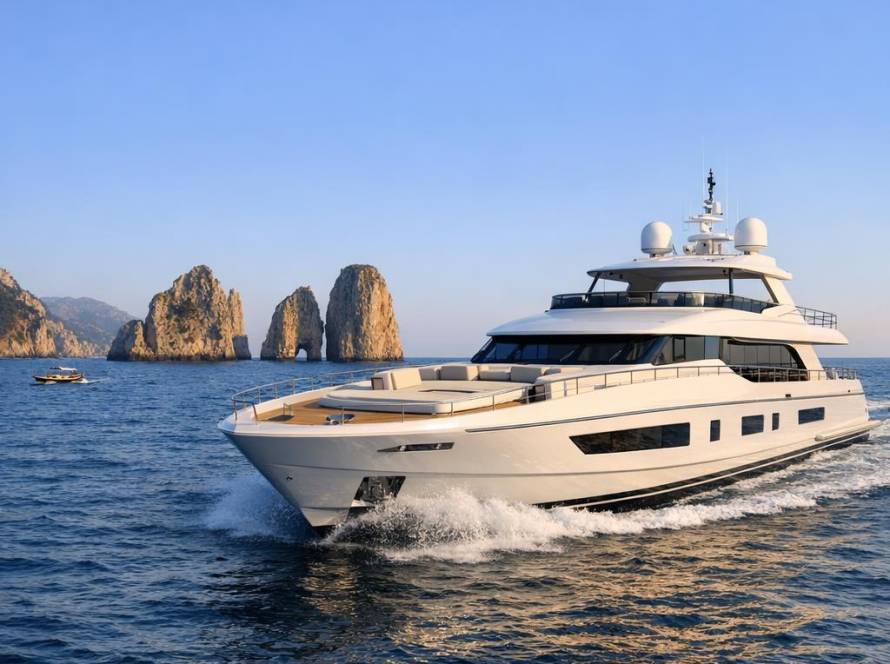 Route Amalfikust Capri 10 dagen superjacht