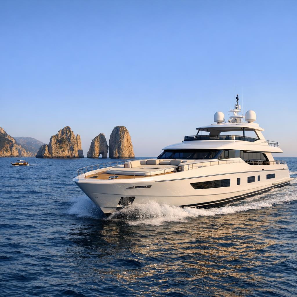 Route Amalfikust Capri 10 dagen superjacht