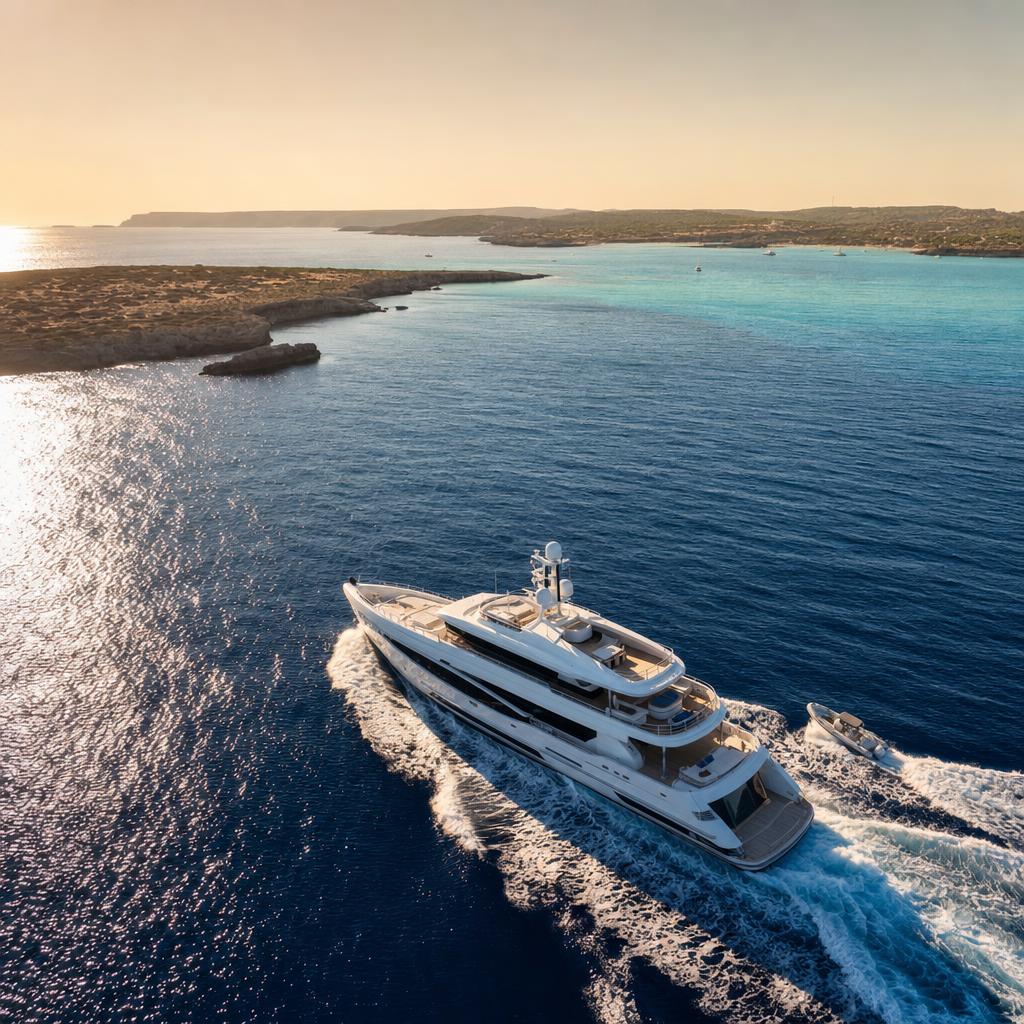 Route Ibiza Formentera 7 dagen superjacht